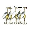 HENGJIA Lot 5 Metal Spinner Spoon Trout Bass Pike Metal