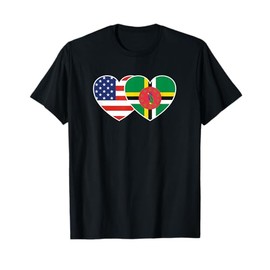 DOMINICA USA Flag Tee for Commonwealth Dominican Americans T-Shirt