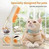 Cepillo De Vapor Para Gato Perro Mascota Peine Baño Masaje
