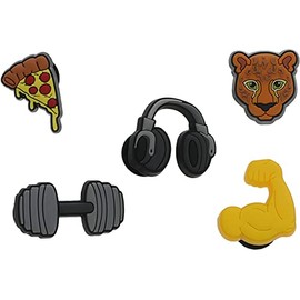 Crocs Jibbitz 5-Pack Sport Shoe Charms | Jibbitz for Crocs, Get Swole, One Size