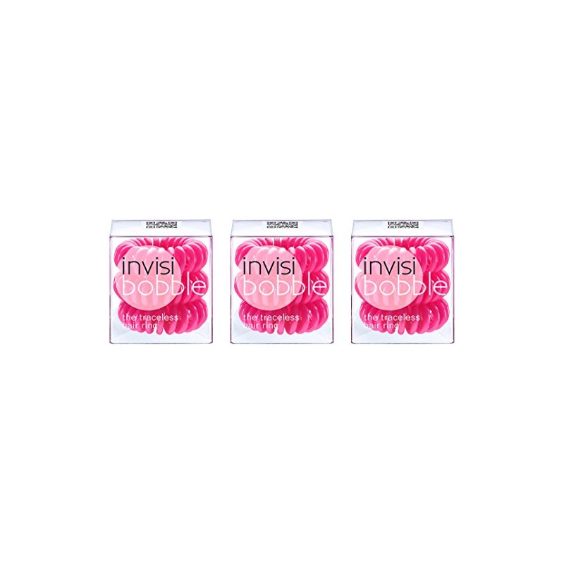 Invisibobble Candy Pink Pack of 3