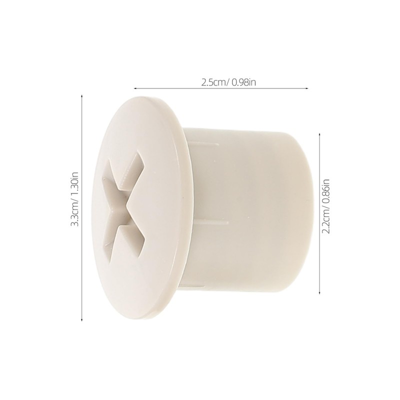 BESPORTBLE 4pcs Children Slide Fixing Screw Caps Plastic Fixing Replacement