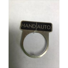 Unbranded Legend Name Plate For Control Button Switch “ HAND / AUTO ”
