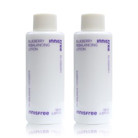Innisfree Blueberry Rebalancing Lotion 130mlx2ea Hypoallergenic Moisture Emulsion / 이니스프리 블루베리 리밸런싱 로션 130mlx2ea 저자극 수분 에멀전