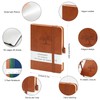HOMEMARS Small Notebook, Pocket Notebook, 3 Pack, Notebook A6, Squared,3.7"