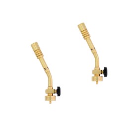 Bernzomatic® Wide Flame Brass Torch - Manual Ignition, Wide Pencil Flame Propane Torch (2 Pack JT680 Torch)