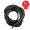 20Ft XHF 1/2" Spiral Cable Wrap 12mm(Wrapping Range:9mm-65mm) Cord for