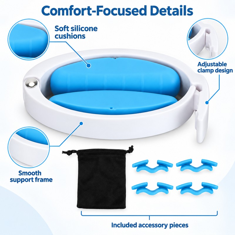 Male Incontinence Clamp for Urine Leakage Management – Adjustable Cushioned