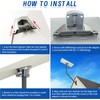 CEKAY Starlink Mounting Kit – Sturdy Pole Mount with Adapter