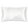 LULUSILK Silk Pillowcase, Washable, Silk Pillowcase, 16.9 x 35.4 inches
