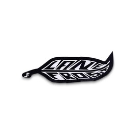 Feather Sticker-Black