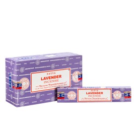 Sai Baba Nag Champa Lavender 15 gram Packet, 1 Box of 12 Packets