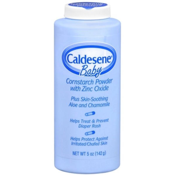 Caldesene Baby Cornstarch Powder With Zinc Oxide 5 oz (Pack of 8)