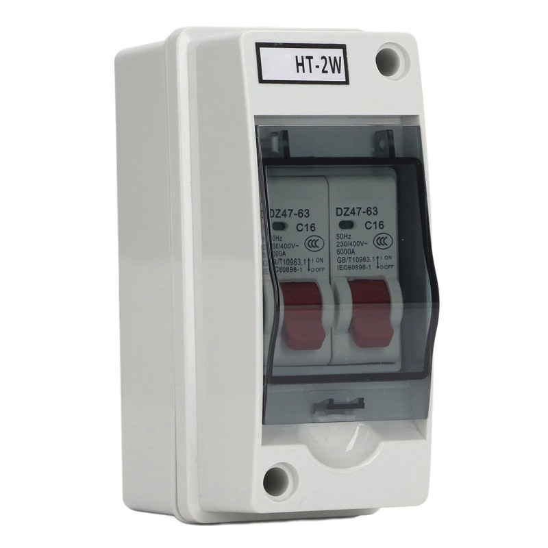 Miniature Circuit Breaker DZ47 63 16A 400V 2 Pole Waterproof