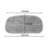 Mxnsewr Microfiber Steam Mop Pads X2 MX-C021 Steam Mops, Durable,