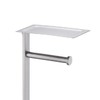 Miyili Bathroom Lavatory Toilet Tissue Roll Holder Stainless Steel Freestanding