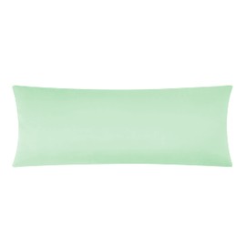Evolive Ultra Soft Microfiber Body Pillow Cover/Pillowcases 21"x54" with Hidden Zipper Closure (21"x54" Body Pillow Cover, Mint)