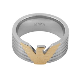 Emporio Armani Men's Two-Tone Stainless Steel Band Ring, EGS307604011