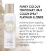 Punky Temporary Hair Highlight Spray, Platinum Blonde, 3.5 oz, 2-Pack