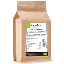 1kg BIO Chia Samen, Chiasamen, Salvia Hispanica, aus kontrolliert biologischem Anbau, schwarz