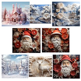 Winter Wonderland Christmas 20oz Tumbler Sublimation Prints Bundle-Ready to Press