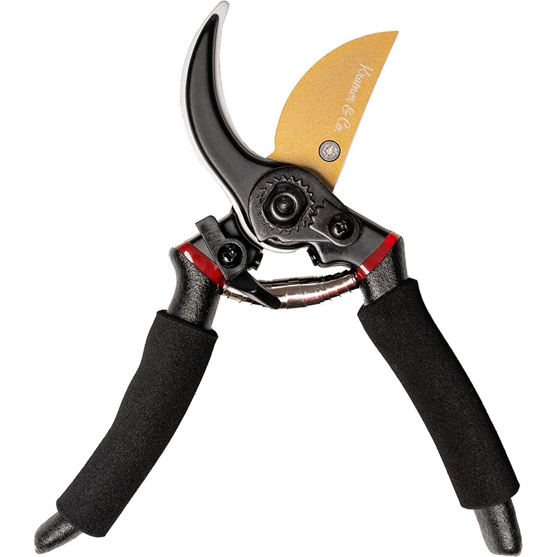 Kramer&Co. Gardening 8" Professional Secateurs- Bypass Pruning Shears, Hedge &