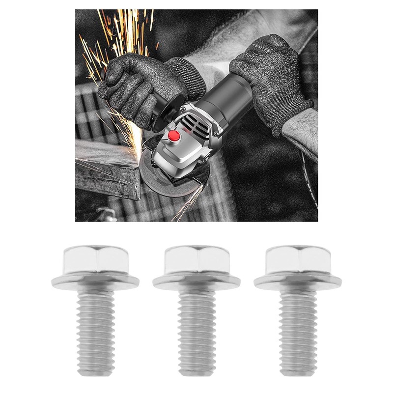 OTOTEC 5PCS Left Hand Thread Bolt M8x18mm Full Threaded Hex