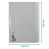 Leitz 12003085 Index Sheets Blank A4 Paper 20 Sheets Pack