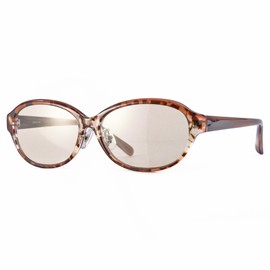 CHRISTIAN AUJARD Women's Sunglasses UV Protection Melanin Sunglasses, pink leopard/clear