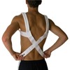 Posture Support Shoulder Brace for Back Alignment, White, Small