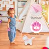 Fivtsme Cat Toy Children, Interactive Plush Toy Cat, Toy Cat