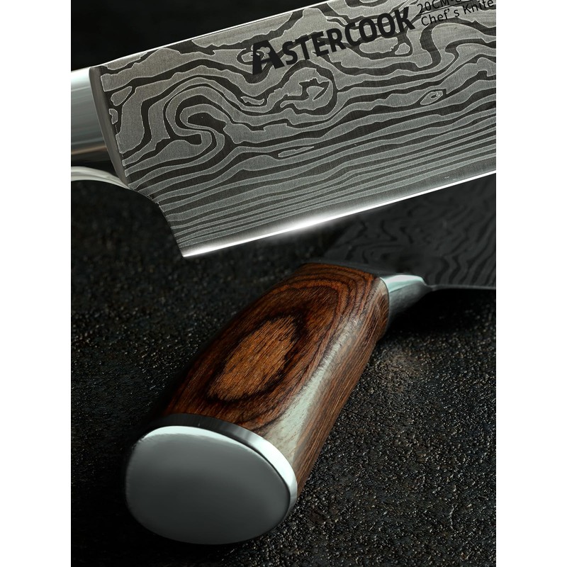Astercook Chef Knife, 8 Inch Professional Kitchen Chef Knife, German
