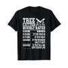 Tree Cutter Hourly Rate Funny Lumberjack Arborist Chainsaw T-Shirt