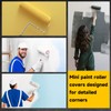 CONEHOY 600 Pcs 4 Inch Paint Roller Covers Mini Paint