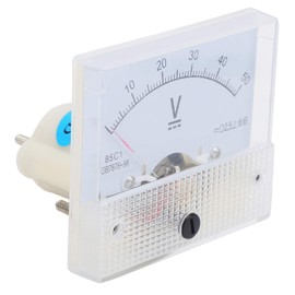 85C1 Voltímetro DC 0-50V Panel para Monitoreo de Voltaje de Circuito