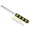 PATIKIL 2M/6.5Feet Telescopic Handheld Flagpoles, 1Set Retractable Teachers Pointer Stick
