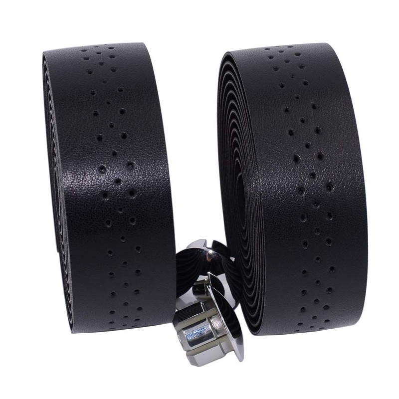 KINGOU Handlebar Tape Luxury PU Leather Bar Tape Fixed Gear/Road