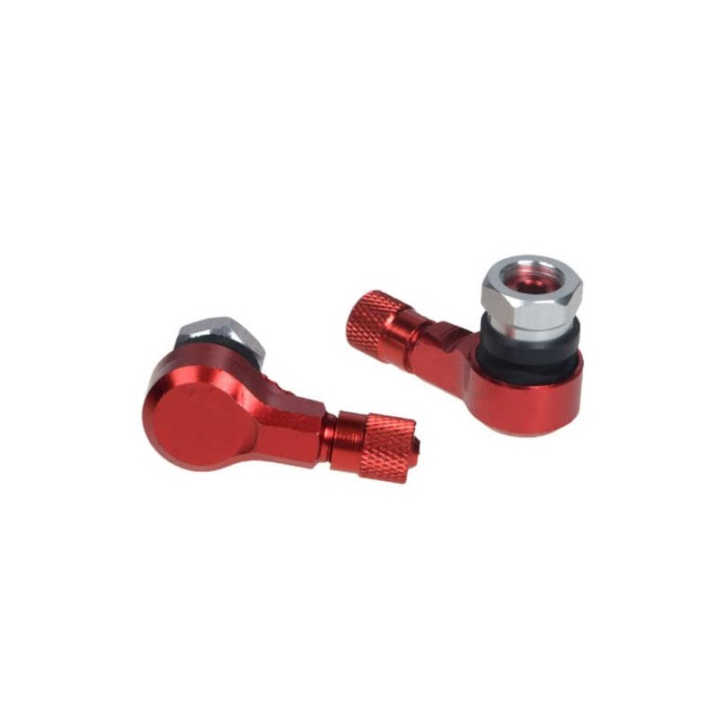 TEAMWILL 2PCS Motorcycle CNC Aluminum 11.3mm Tire Wheel Stem Valve
