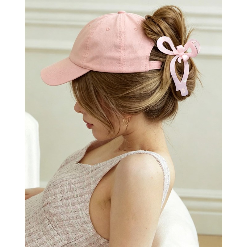 3pcs Bow Hair Clips for Women, Cute Hair Claw Clip