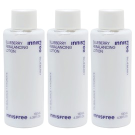 Innisfree Blueberry Rebalancing Lotion 130ml 3pcs / 이니스프리 블루베리 리밸런싱 로션 130ml 3개