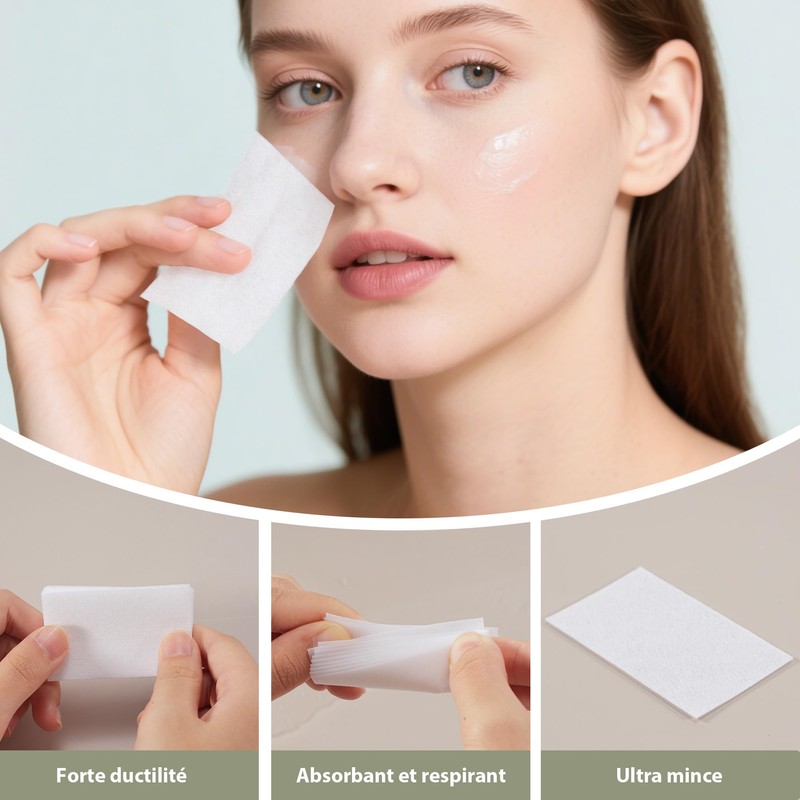 300 Pezzi Pad Unghie per Sgrassare, Dischetti Cotone Senza Pelucchi