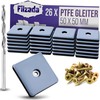Filzada 26 x Teflon Glides for Screwing – 50 x