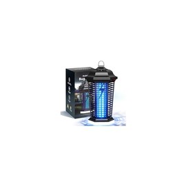 Mata Mosquitos Electrico, 20W Lampara Mata Mosquitos, 4200V Matamoscas Electrico con luz LED, Ipx4 Resistente al Agua, Area de Cobertura>100m², para Interiores, Exteriores y Patios