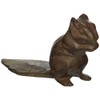 Abbott Collection Jardin Cast Iron Chipmunk Door Wedge/Stopper - Brown