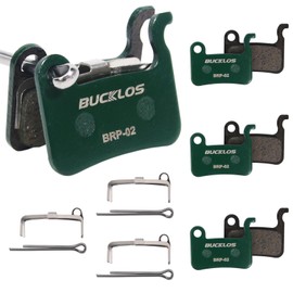 BUCKLOS - 4 pares de pastillas de freno de disco de resina de cerámica para bicicleta, compatibles con Shimano Deore XT XTR LX SLX Hone Alfine Saint disco freno para bicicleta de montaña, bicicleta