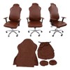 Gaming Chair Covers Comprehensive Protection Stretchable Comfortable Waterproof Black PU