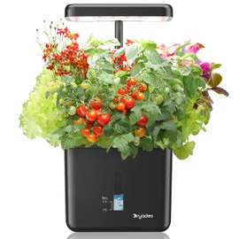 DRYADES Self-Watering Indoor Garden for Canadian Winter, Adjustable Full Spectrum Grow Light (Low/Med/High) & Auto Timer, Gifts for Women Men Birthday Anniversary