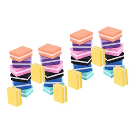 FOMIYES 2sets Professional Mini Nail File Sanding Block Set Double-sided Nail Buffer Gentle for Toe Finger Portable for Home Use 21pcs*2