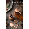 2 Pcs Wooden Salt and Pepper Grinder Set - Manual