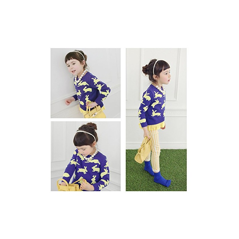 JewelVOX Hair Accessories for Kids, Graduated Size, Pearl Headband